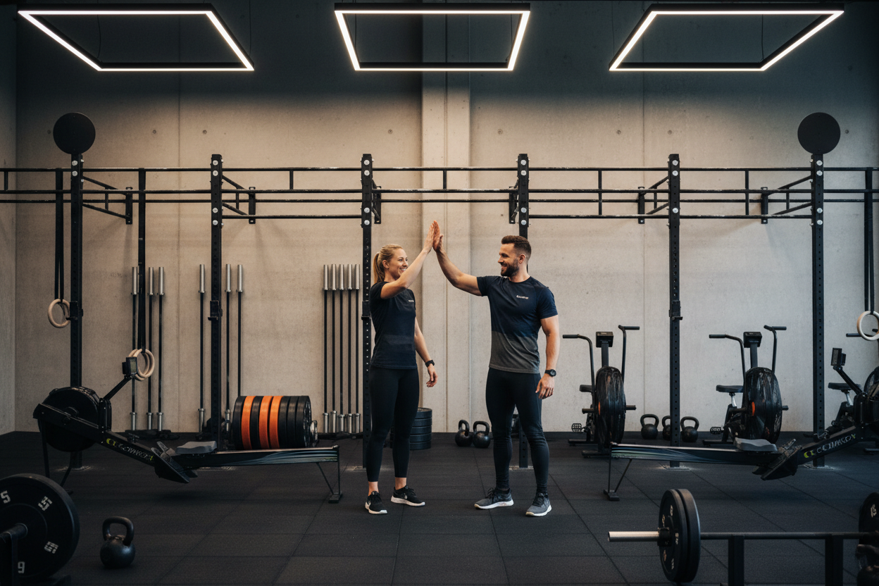  growth agenda coach working with a gym owner